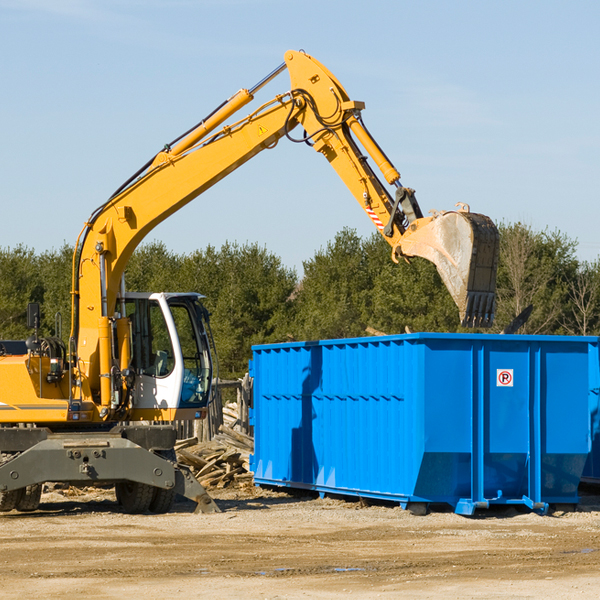 can i rent a residential dumpster for a construction project in Ossun